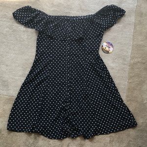 Bebop off the shoulder dress.